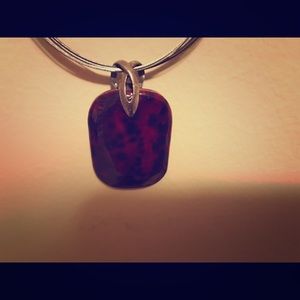 Chico’s ruby red necklace